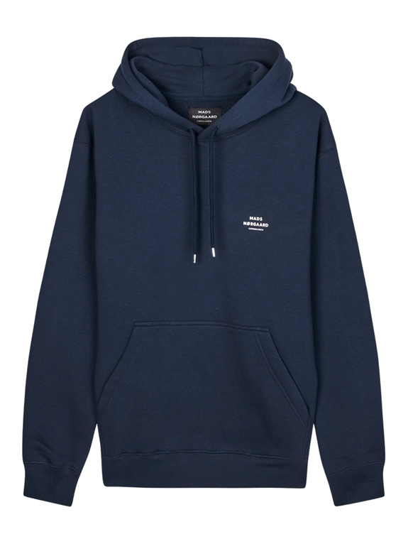 Mads Nørgaard Standard Hoodie Logo Sweat - Parisian Night