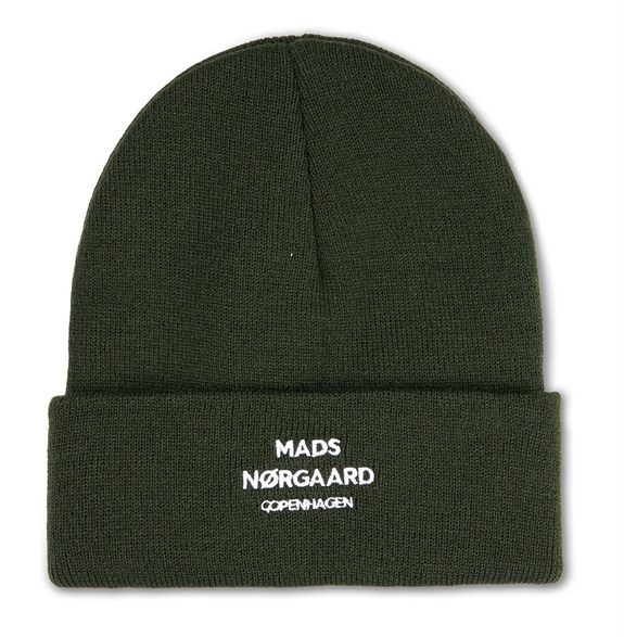 Mads Nørgaard Isak Logo Ambas Beanie - Darkest Spruce