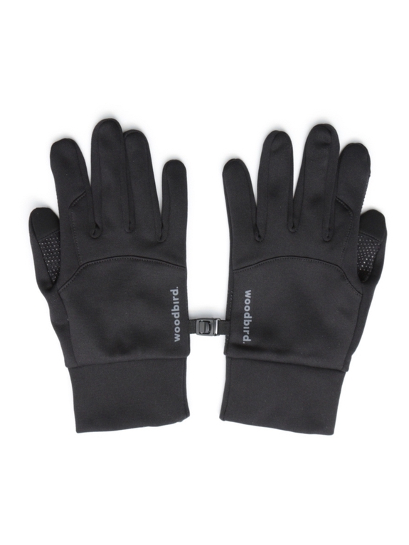 Woodbird Sly Logo Gloves - Black