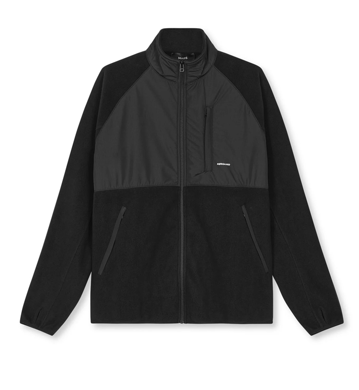 Mads Nørgaard Soft Fleece Tactical jacket - Black