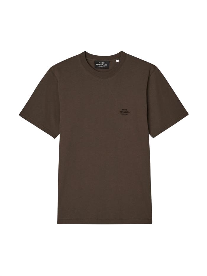 Mads Nørgaard Cotton Jersey Frode Logo Tee - Turkish Coffee
