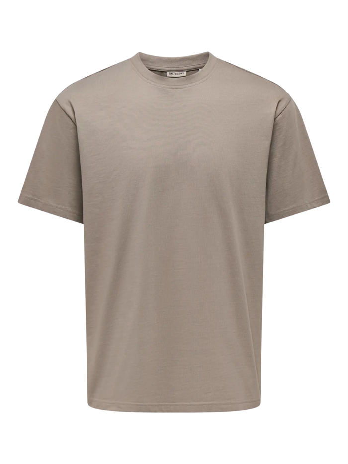 ONLY & SONS Fred Life RLS SS T-shirt - Desert Taupe