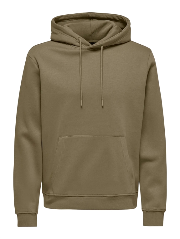 ONLY & SONS Connor Life Reg Hoodie - Caribou