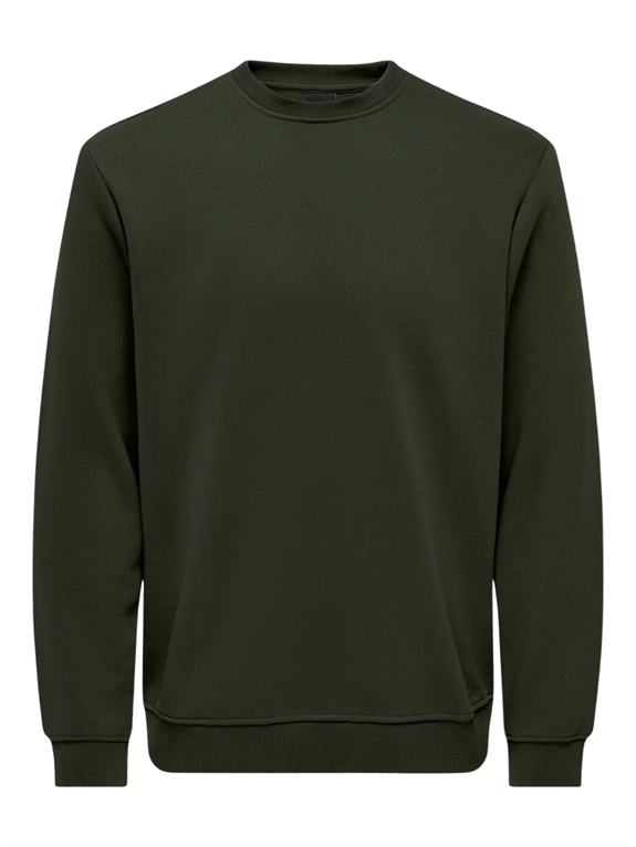 ONLY & SONS Connor Life Reg Crewneck - Rosin