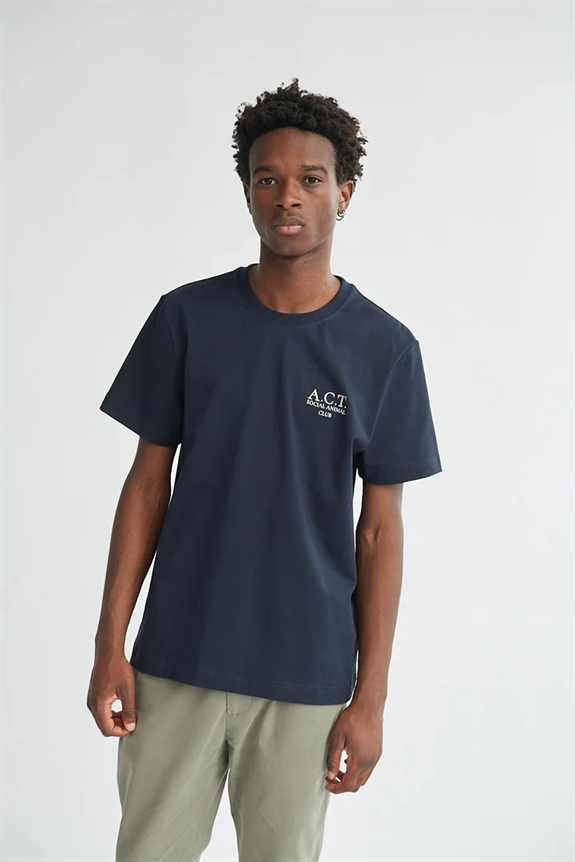 A.C.T. Social Aron T-shirt - Navy