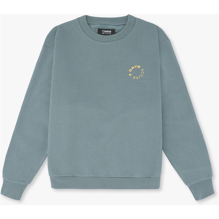 7 DAYS Active Organic Crewneck - Stormy Weather