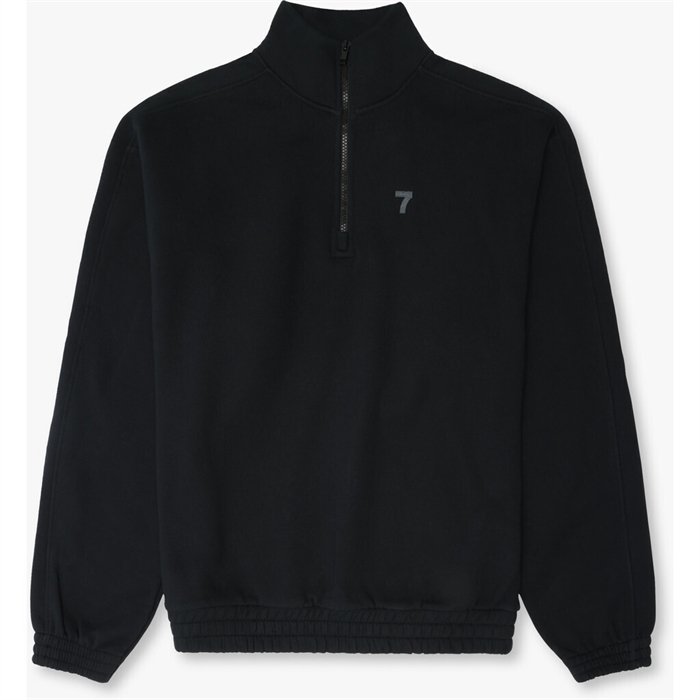 7 DAYS Active Organic Panelled Sweatshirt - Black