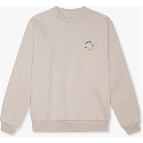 7 DAYS Active Organic Crewneck - Silver Gray