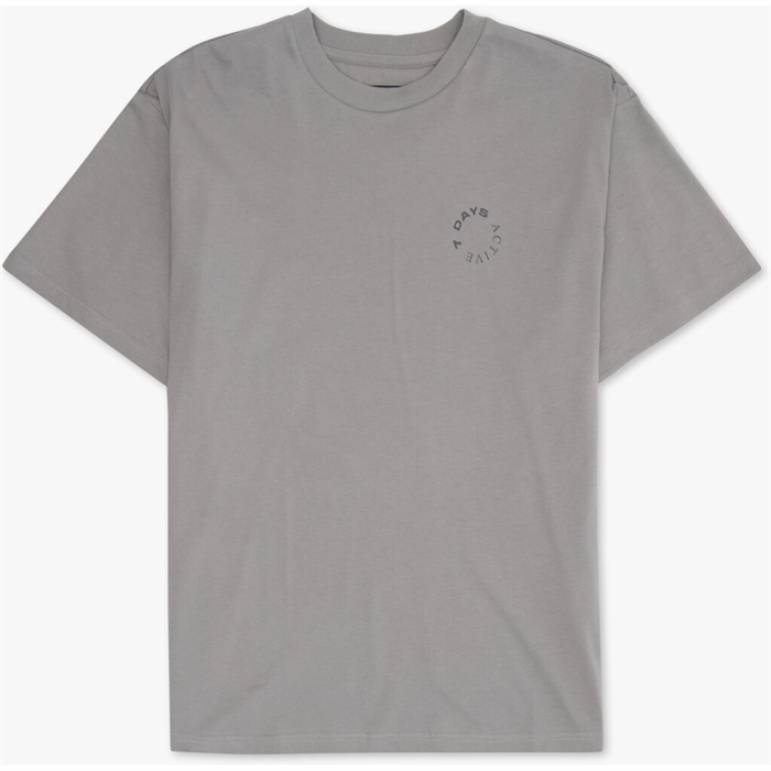 7 Days Active Organic Regular Tee - Sharkskin