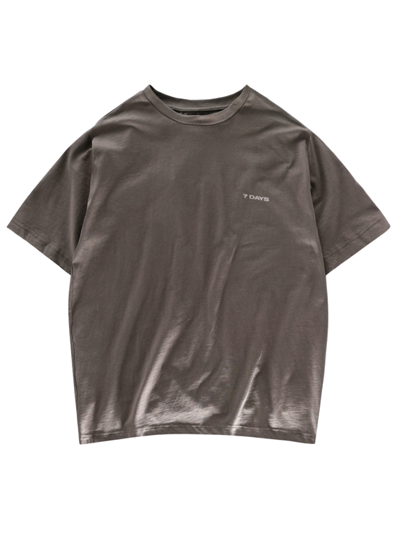 7 DAYS Active Organic Basic Tee - Major Brown