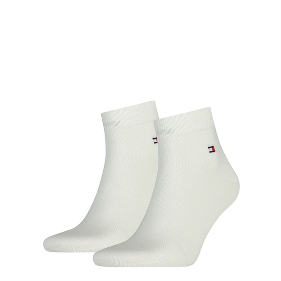 Tommy Hilfiger men Quarter socks 2-pack - white