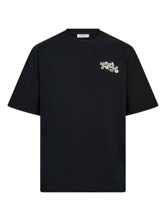 Resteröds Tas Chest Print Tee - Black