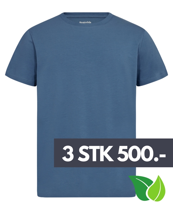 Resteröds Bambus r-neck t-shirt - Blue