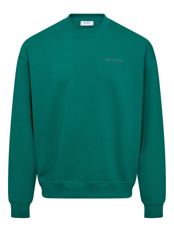 Resteröds Drake Crewneck Back Print - Green