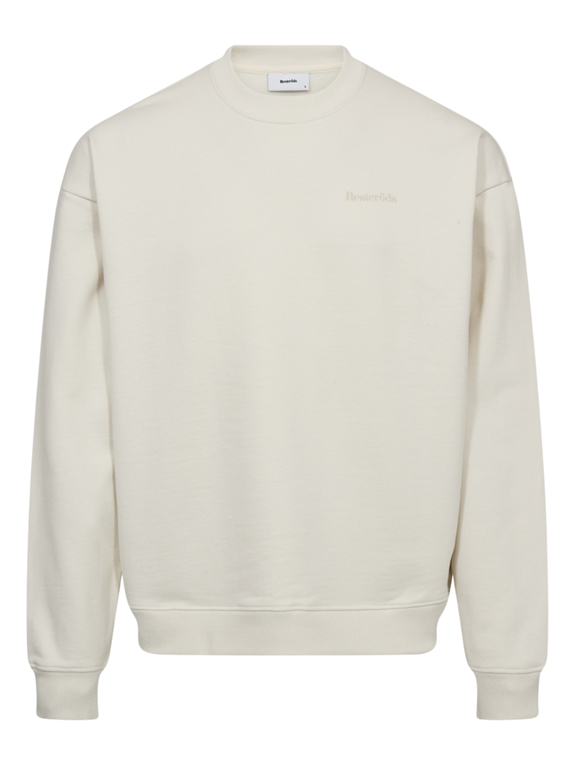 Resteröds Drake Crewneck Back Print - Off White