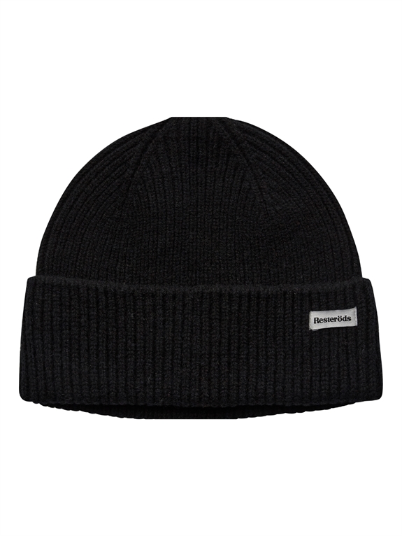 Resteröds Wool Beanie - Black