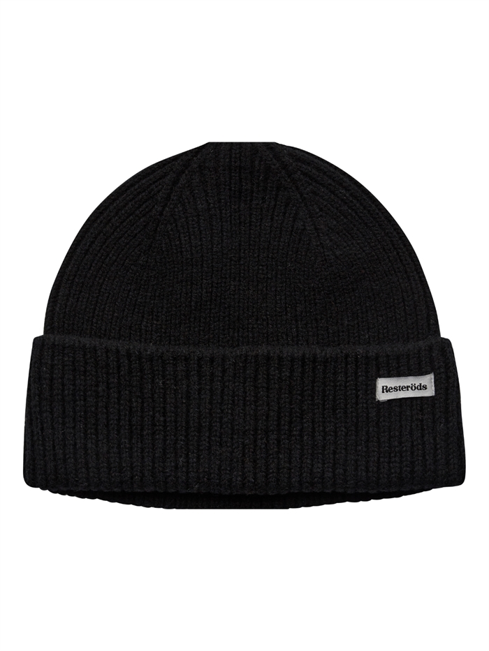 Resteröds Wool Beanie - Black