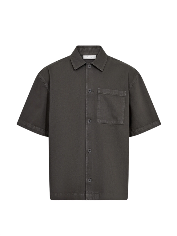 Resteröds Noah Short Sleeve Shirt - Grey