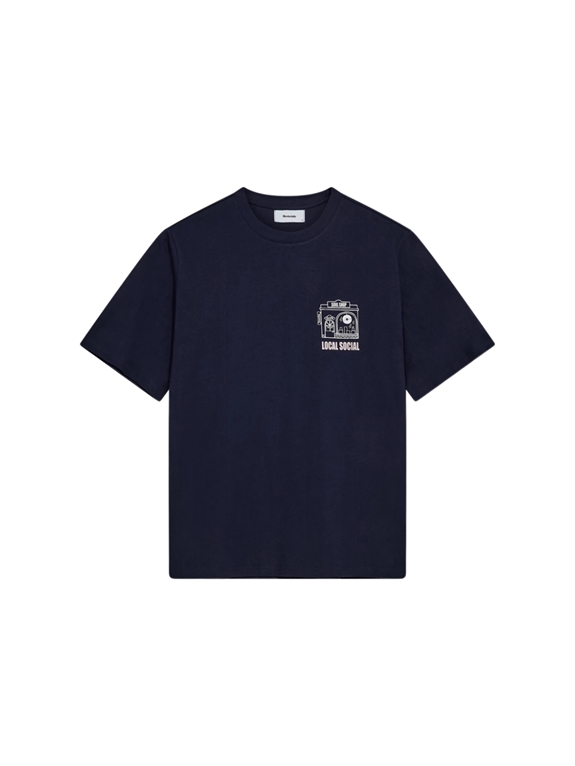 Resteröds Tas Print Tee - Navy(749)