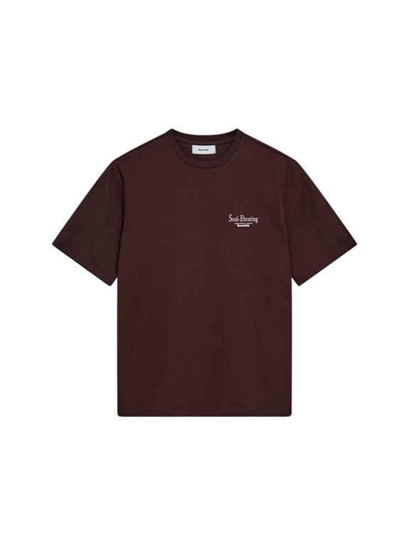 Resteröds Tas Print Tee - Brown(889)