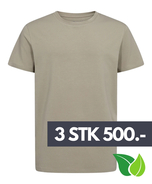 Resteröds Bambus r-neck t-shirt - Beige