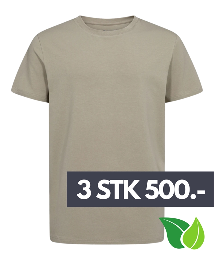 Resteröds Bambus r-neck t-shirt - Beige