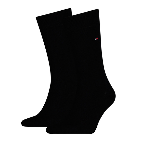 Tommy Hilfiger Men Sock Classic 2 Pack - Black