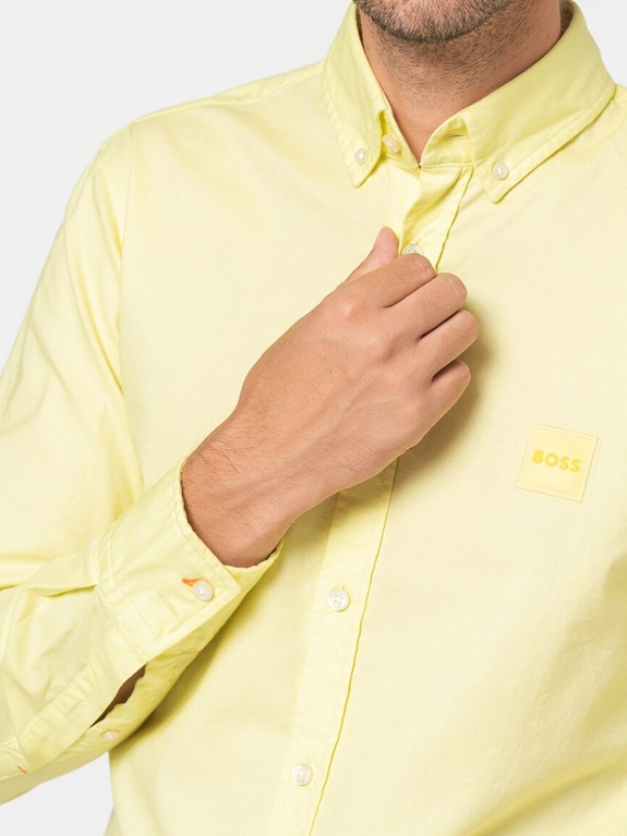 BOSS Casual Mabsoot_2 shirt - Light / Pastel Yellow