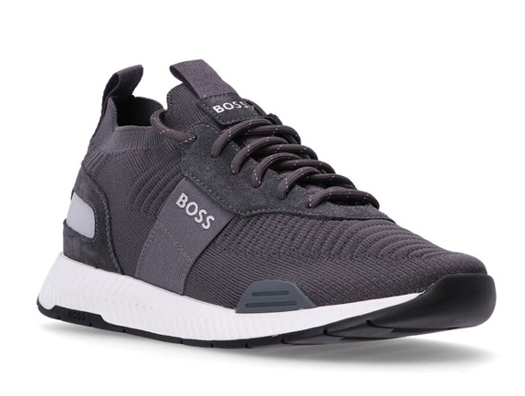 HUGO BOSS Titanium Runn KnstA Sneakers - Dark Grey