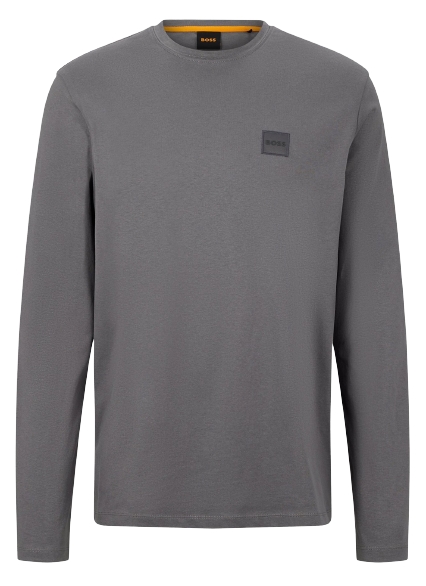 BOSS Casual Tacks LS t-shirt - Dark Grey