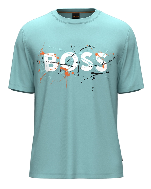 BOSS Orange TeeArt t-shirt - 461 Open Blue
