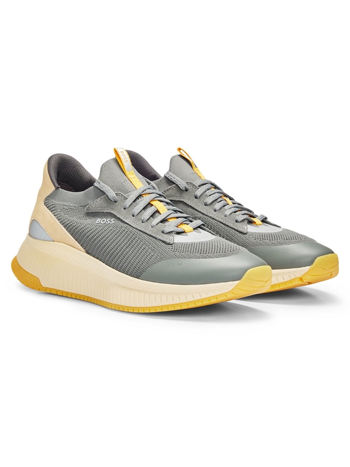 HUGO BOSS TTNM EVO Slon knsd sneakers - 072 Open Grey