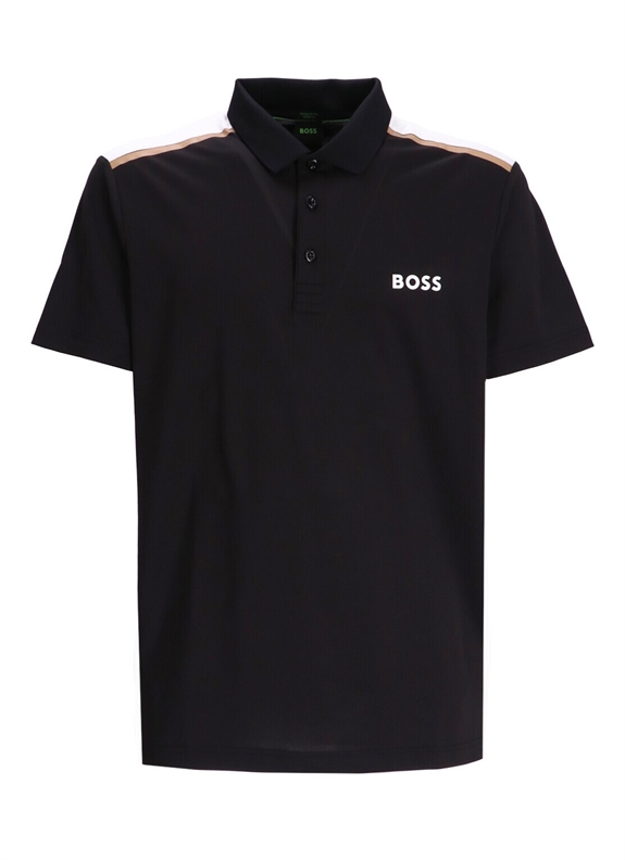 BOSS Green Paddytech Poloshirt - 001 Black