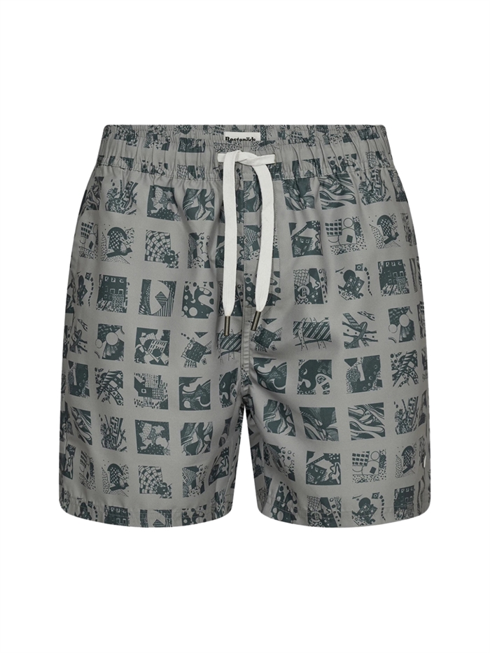 Resteröds Willy Swim Shorts - Light Grey