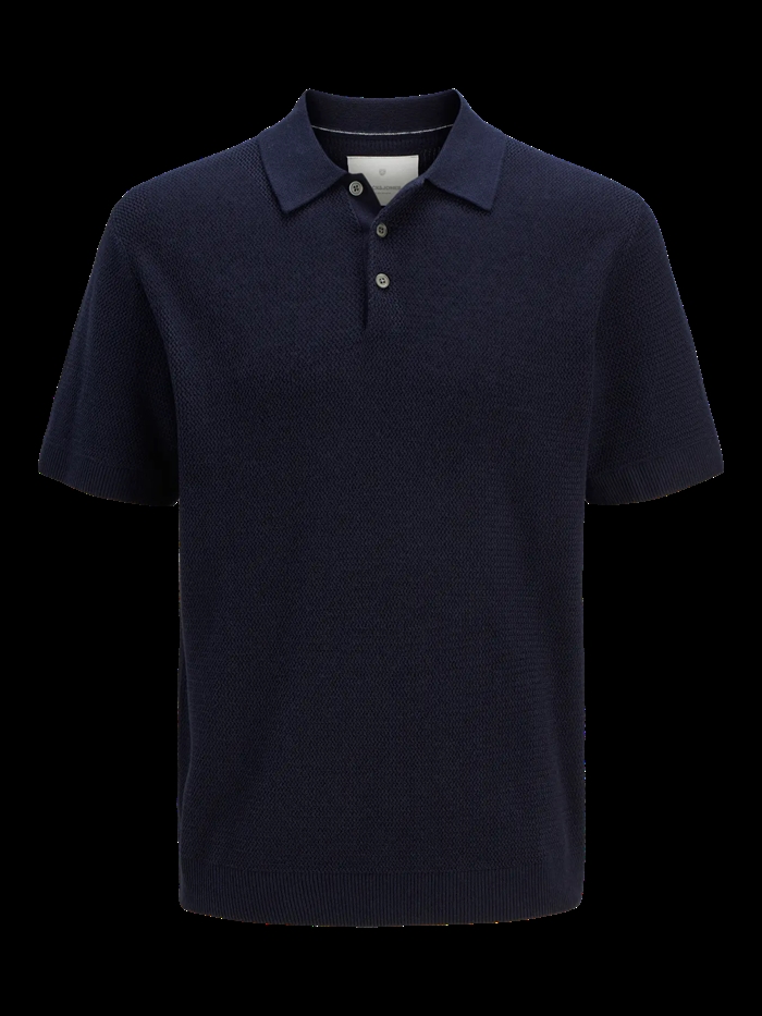 Jack & Jones Cooper Knit Polo SS - Night Sky