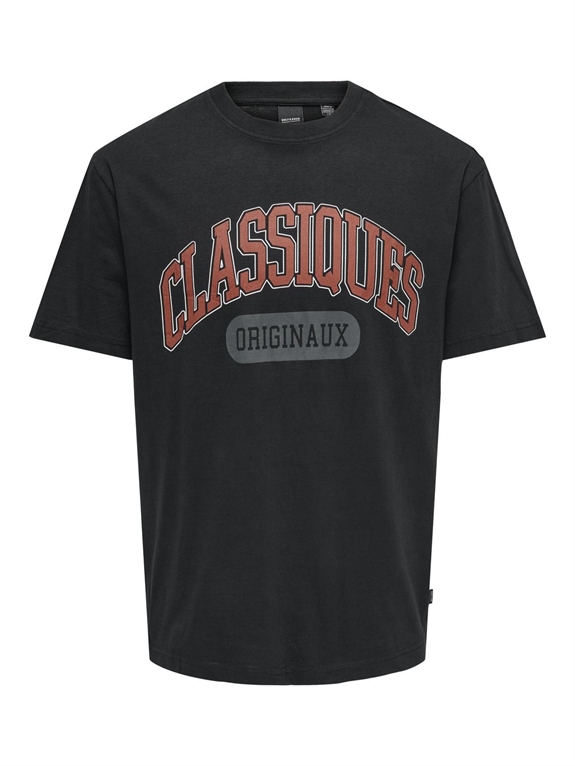 Only & Sons Classiques OVZ SS T-shirt - Black