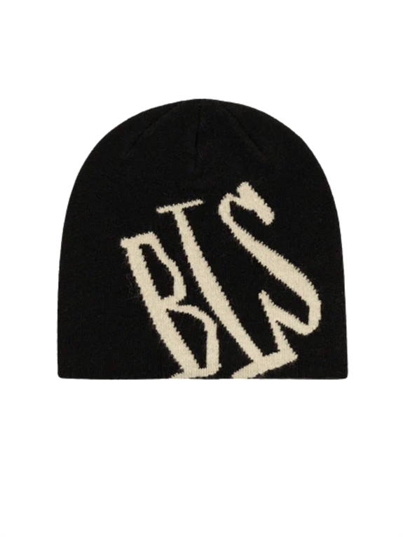 BLS Hafnia Handwritten Beanie - Black/Off White