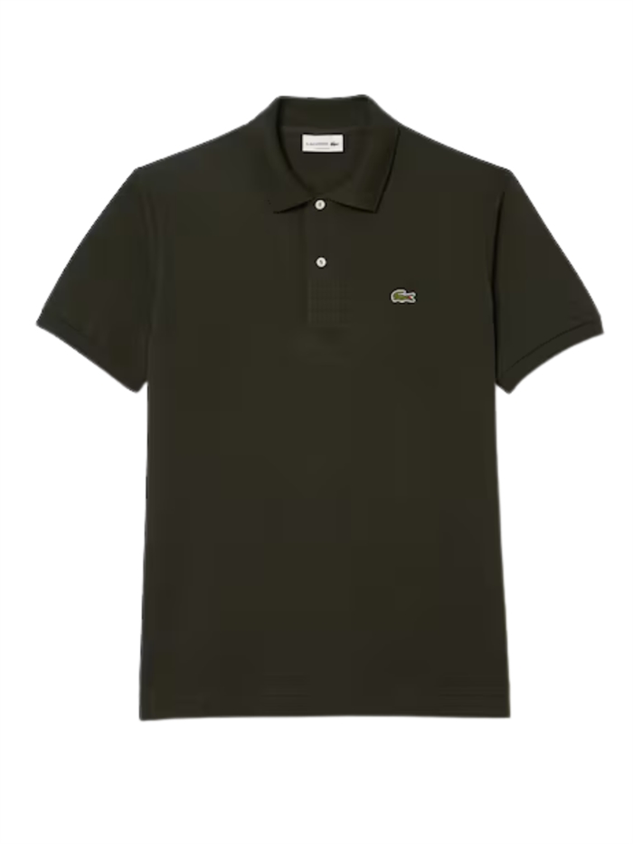 Lacoste Classic L1212 Pique Polo t-shirt - Dark Khaki Green