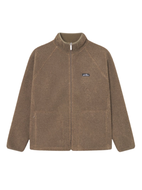 Les Deux Creed Teddy Jacket - Teak Brown