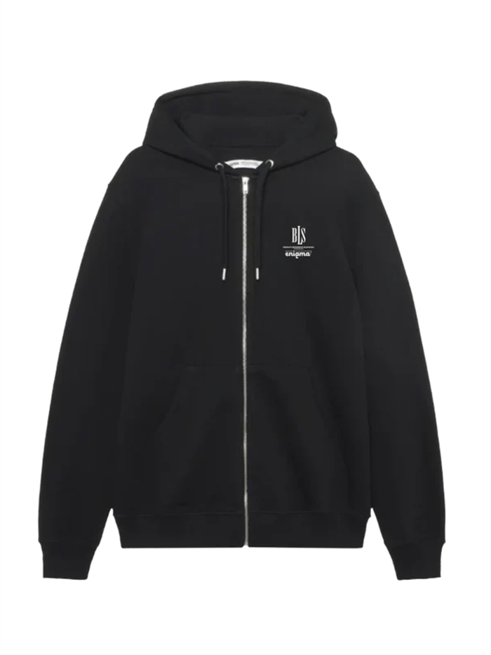 BLS Hafnia Enigma Crossword Zip Hoodie - Black