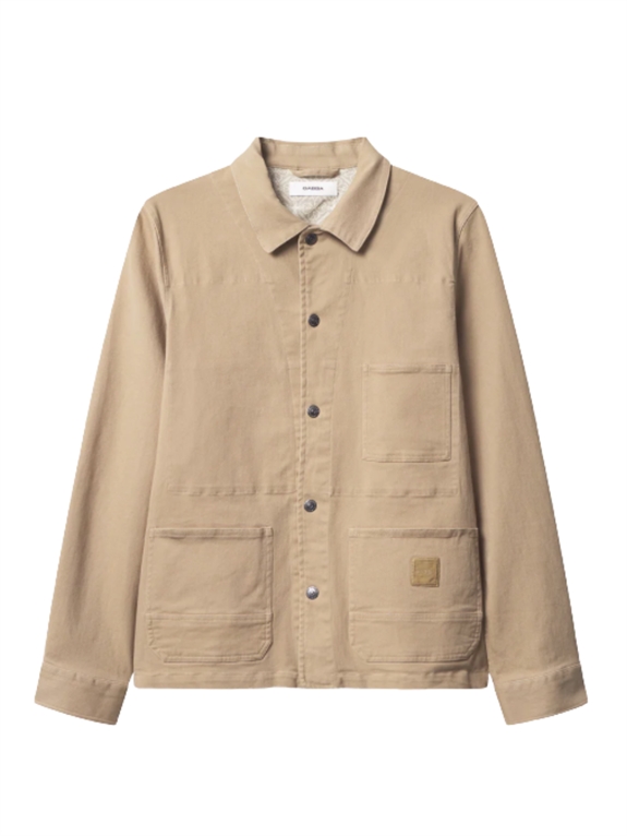 GABBA Bata Twill Overshirt - Sand