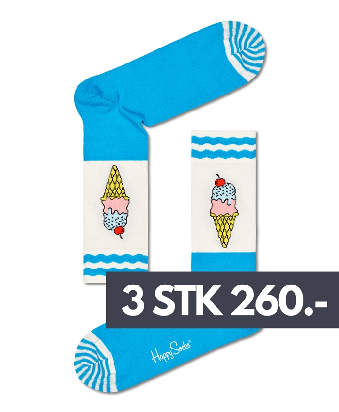 Happy Socks Ice Cream Sock - CRE01-6300