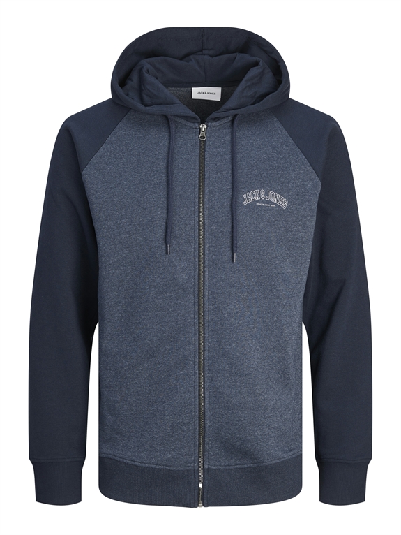 Jack & Jones Ricky Sweat Zip Hood - Navy Blazer