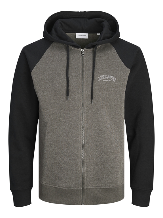 Jack & Jones Ricky Sweat Zip Hood - Black