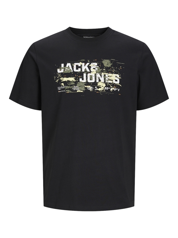 Jack & Jones Outdoor Logo Tee SS - Black