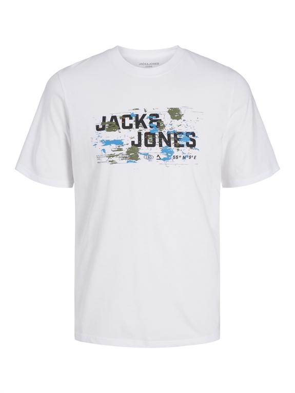 Jack & Jones Outdoor Logo Tee SS - White