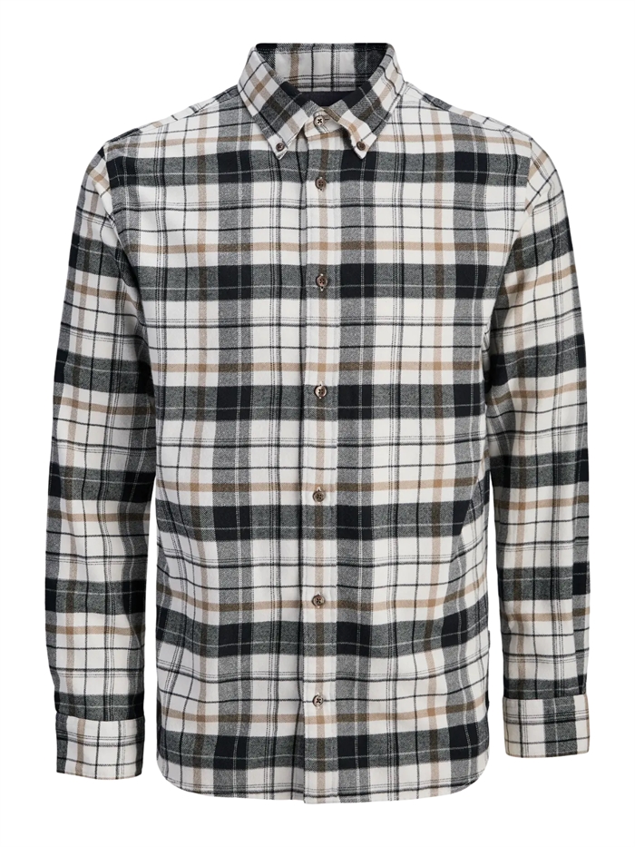 Jack & Jones Jprblubarkley flannel L/S shirt - Crocodile