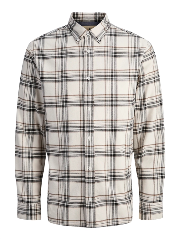 Jack & Jones Jprblubarkley flannel L/S shirt - Moonbeam