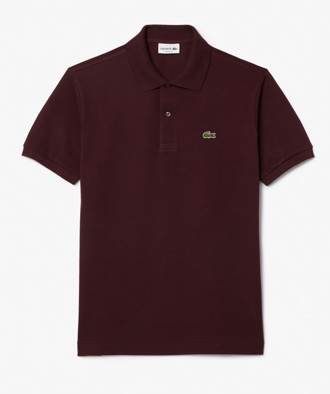 Lacoste Classic L1212 Pique Polo t-shirt - BZD Bordeaux