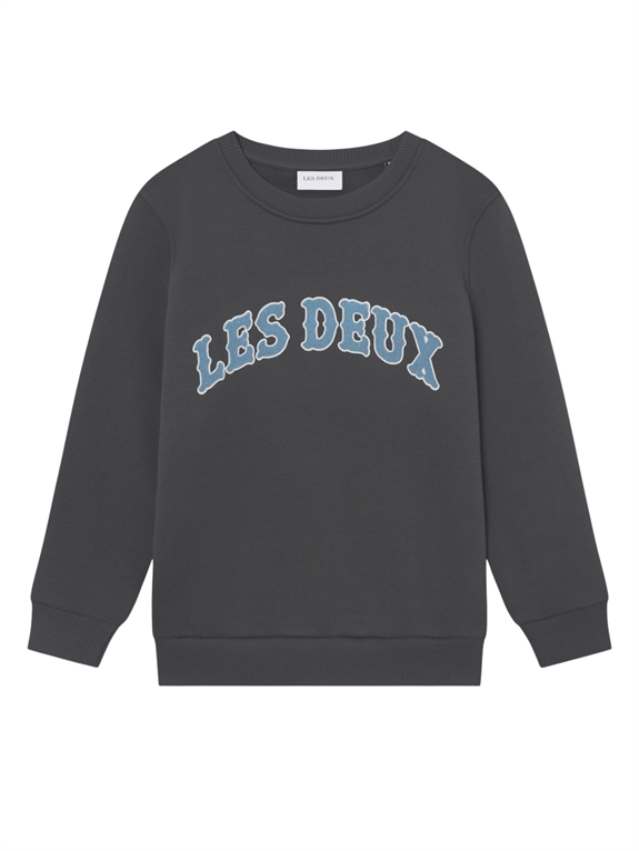 Les Deux Brady Western Sweatshirt KIDS - Raven Grey